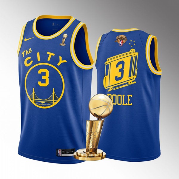 Warriors 3 Jordan Poole Blue Nike 2022 Finals Champions Swingman Jersey,We sell and wholesale Warriors 3 Jordan Poole Blue Nike 2022 Finals Champions Swingman Jersey on line form chian!